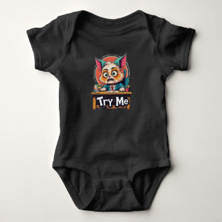 Body Para Bebê Tente-me Tshirt