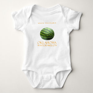Body Para Bebê Território de Oklahoma Legume A Melancia