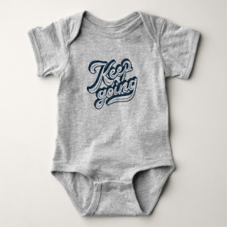 Body Para Bebê Texto de design de corte com efeito l Continue ind