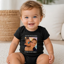 Body Para Bebê Texto e Foto Personalizados