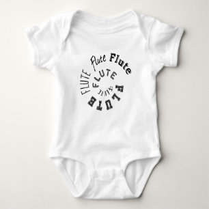 Body Para Bebê Texto Espiral Fluto