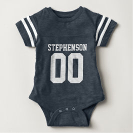 Body Para Bebê Texto Personalizado Do Baby Boy Jersey De Futebol