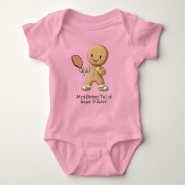 Body Para Bebê Texto personalizado Gingerbread Sweetie