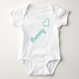 Body Para Bebê Texto simples e fofo "mamães"