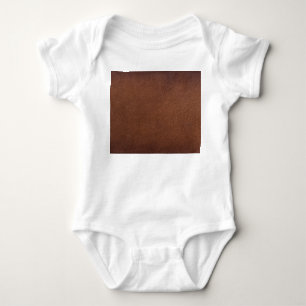 Body Para Bebê Textura autêntica de couro, fundo genuíno.