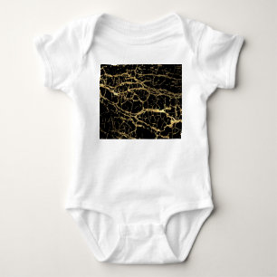 Body Para Bebê Textura Dourada de borbulhamento: Elemento Design