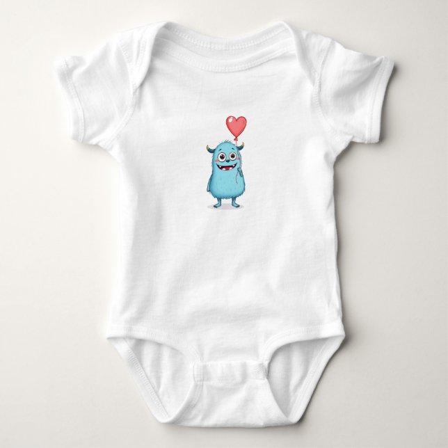 Body Para Bebê The Heart of Flight (Frente)