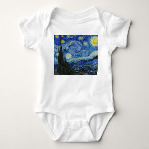 Body Para Bebê The Starry Night, 1889, por Vincent van Gogh