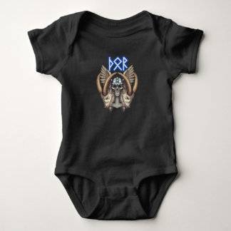 Body Para Bebê Thor Skull and Goats