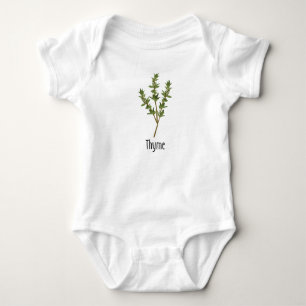 Body Para Bebê Thyme Spices Herb