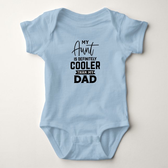 Body Para Bebê Tia Engraçada, Pais (Frente)