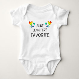 Body Para Bebê Tia Love Hearts Niece Nephew Favorite
