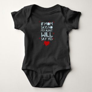 Body Para Bebê Tia Vai Dizer Sim
