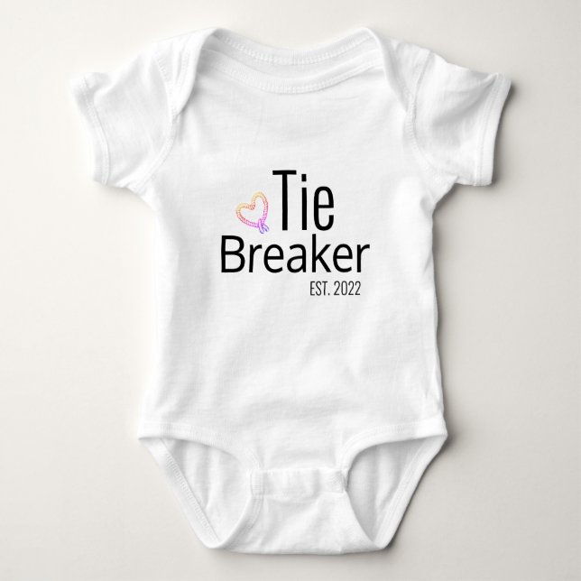 Body Para Bebê Tie Breaker Baby Body (Frente)