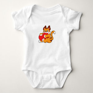 Body Para Bebê Tigre cat em Love with Heart.PNG