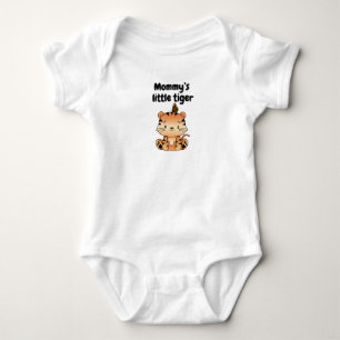 Body Para Bebê Tigre de mamãe