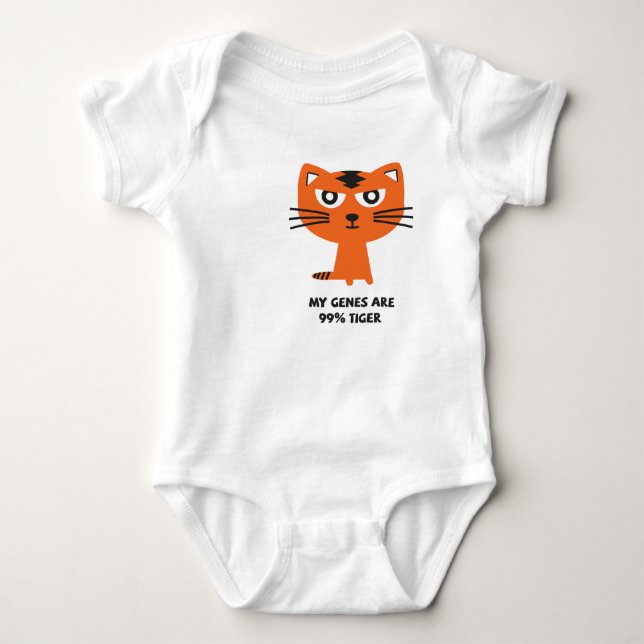 Body Para Bebê Tigre para o bebê! (Frente)