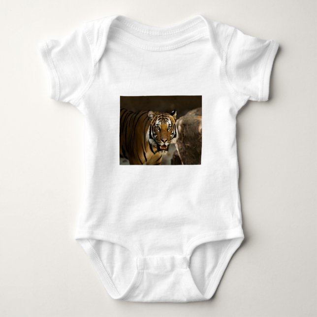Body Para Bebê Tigre Siberiano (Frente)