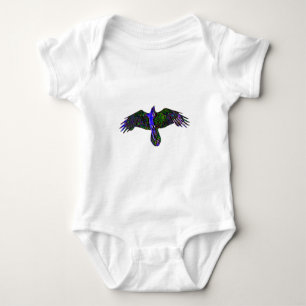 Body Para Bebê Tinta de Raven