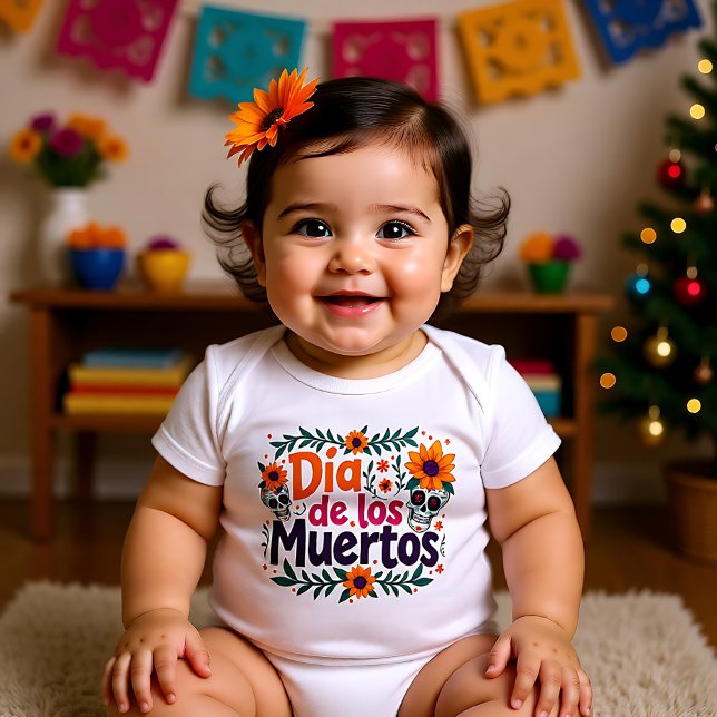 Body Para Bebê Tiny Bones, Big Fiesta 🌹 (Tiny Bones, Big Fiesta 🌹 Baby Bodysuit)