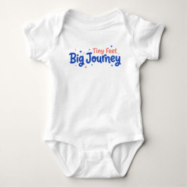 Body Para Bebê Tiny Feet Big Journey