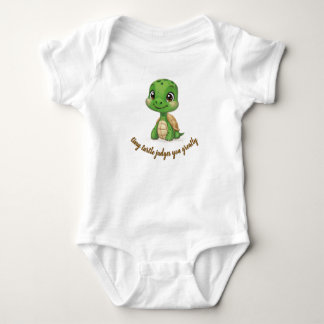 Body Para Bebê Tiny Turtle Juiz Você