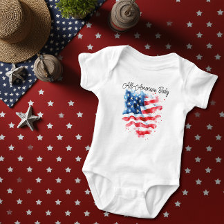 Body Para Bebê Típico americano