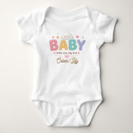 Body Para Bebê Tipografia de Bebê Fofa – Citação de Berçário Past