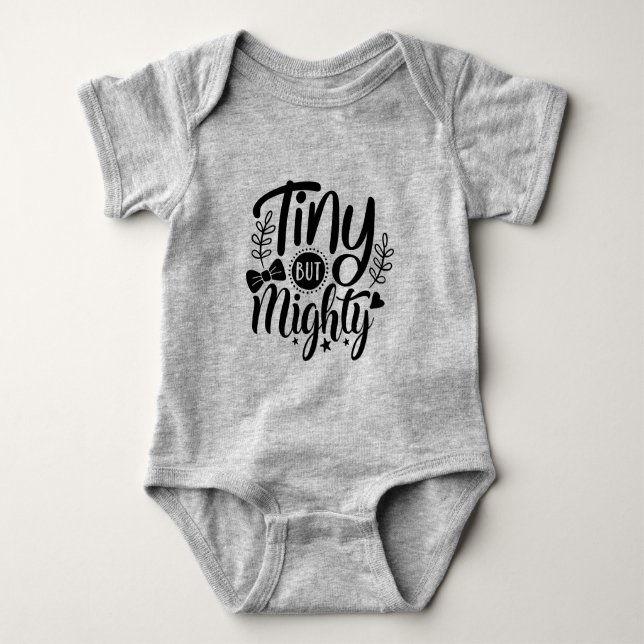 Body Para Bebê Tipografia Divertida (Frente)
