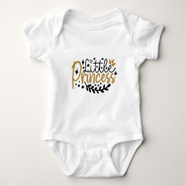 Body Para Bebê Tipografia Pequena Princesa