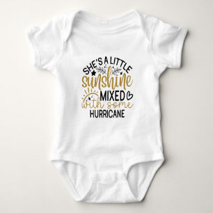 Body Para Bebê Tipografia Pequeno Sol