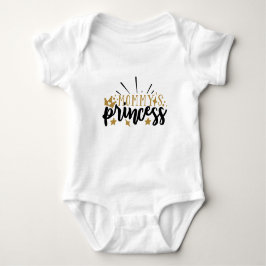 Body Para Bebê Tipografia Princesa da Mamãe