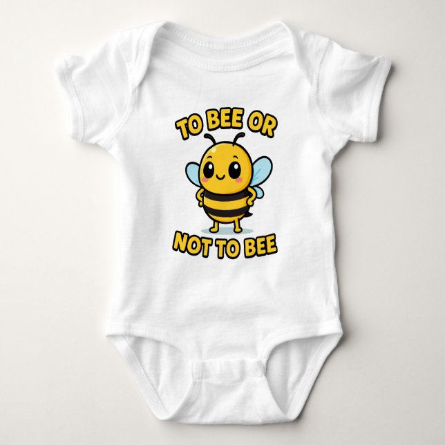 Body Para Bebê To bee or not to bee (Frente)