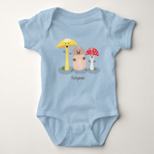 Body Para Bebê Toadstool (fungo-guaii)