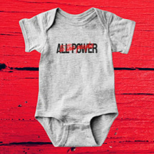 Body Para Bebê Todo o Poder ao Povo Bodysuit Bebê