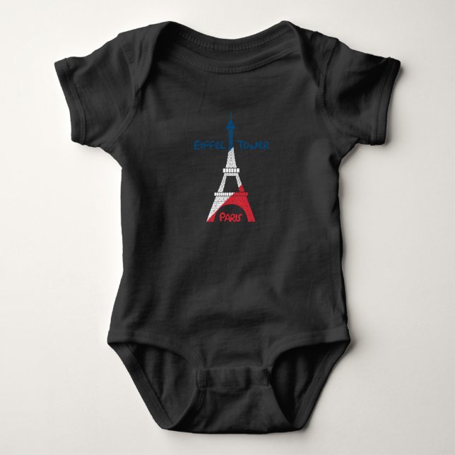Body Para Bebê Torre Eiffel (Frente)