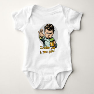 Body Para Bebê TOUCHE PAS À MON POT ! (bébé, cuisine)