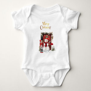 Body Para Bebê Toy British Soldier Bearskin hat e Snowman