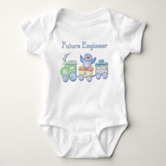Body Para Bebê Toy Train Bluebird para o bebê do futuro Engenheir