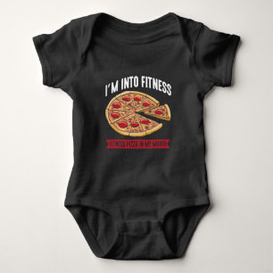 Body Para Bebê Trabalho de pizza de Malhação sarcástica comida