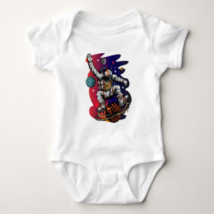 Body Para Bebê Traçado espacial