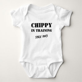 Body Para Bebê Tradie do carpinteiro "Chippy in Training" (Chippy