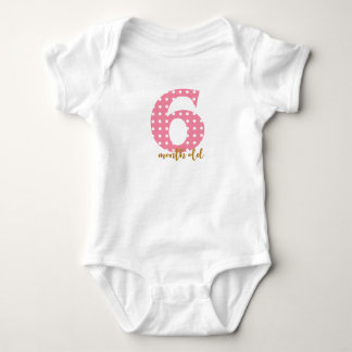 Body Para Bebê Traje de 6 meses