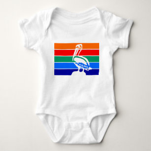 Body Para Bebê Traje de bebê, bandeira de Rua. Petersburgo