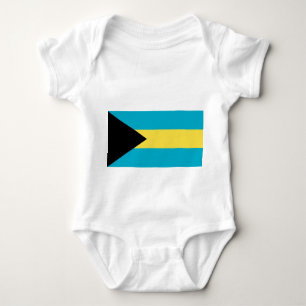 Body Para Bebê Traje de bebê com bandeira Bahamas
