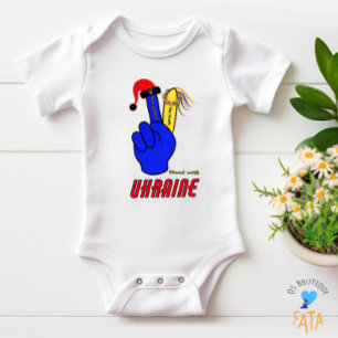 Body Para Bebê Traje de bebê com sinal pacífico