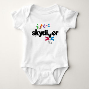 Body Para Bebê Traje De Bebê Do Skydiver Futuro
