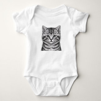 Body Para Bebê Traje de Bebê Gatinho American Shorthair