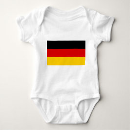 Body Para Bebê Traje de bebê patriótico com bandeira alemã