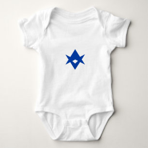 Body Para Bebê Traje de bebê patriótico com bandeira da cidade de